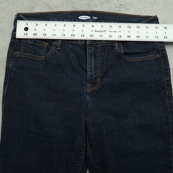 Old Navy Jeans Women's Size 10 Long Blue Mid-Rise Original Skinny 31" Inseam - Picture 15 of 16